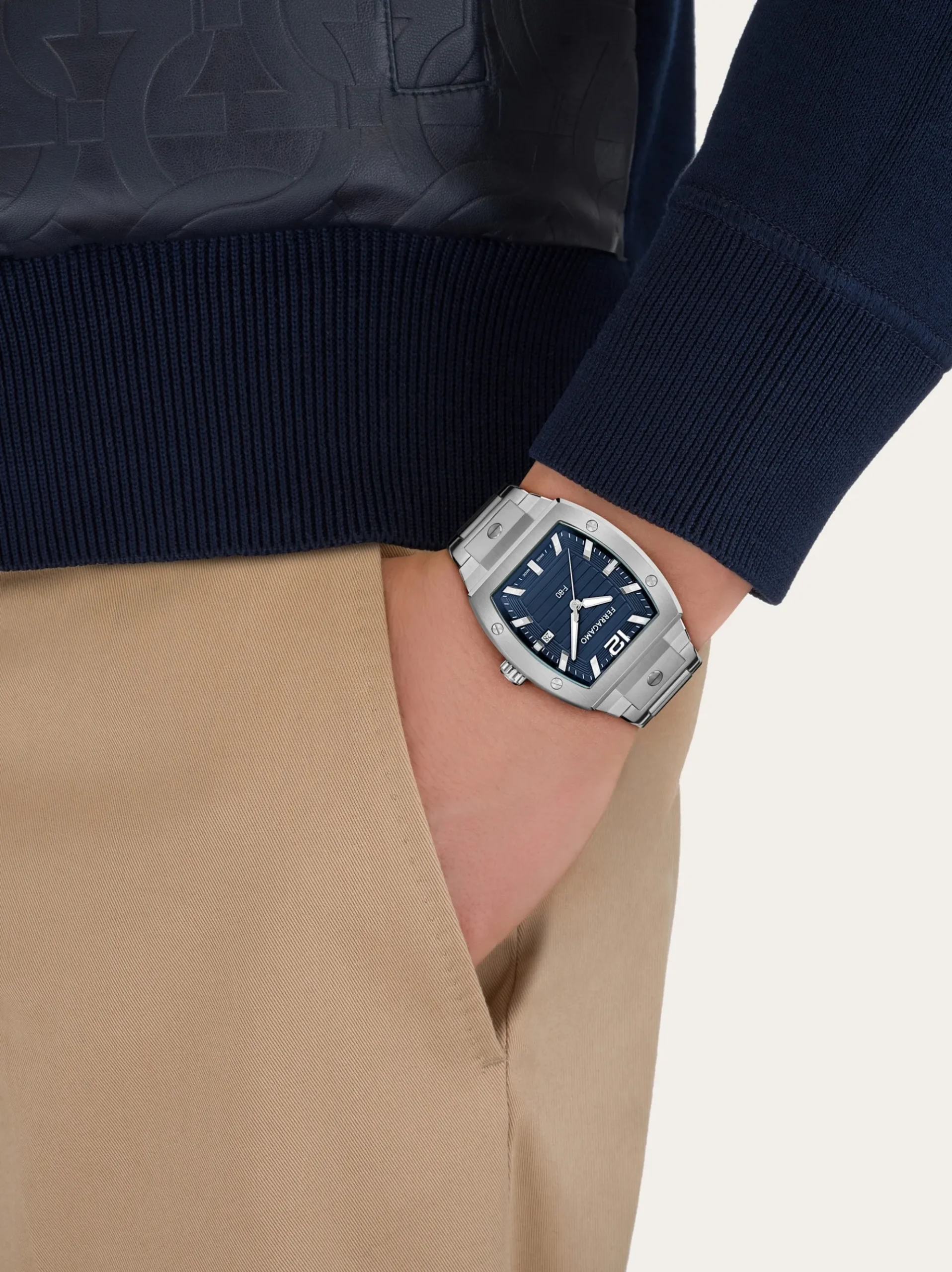 F80 Tonneau 3H Watch - Men