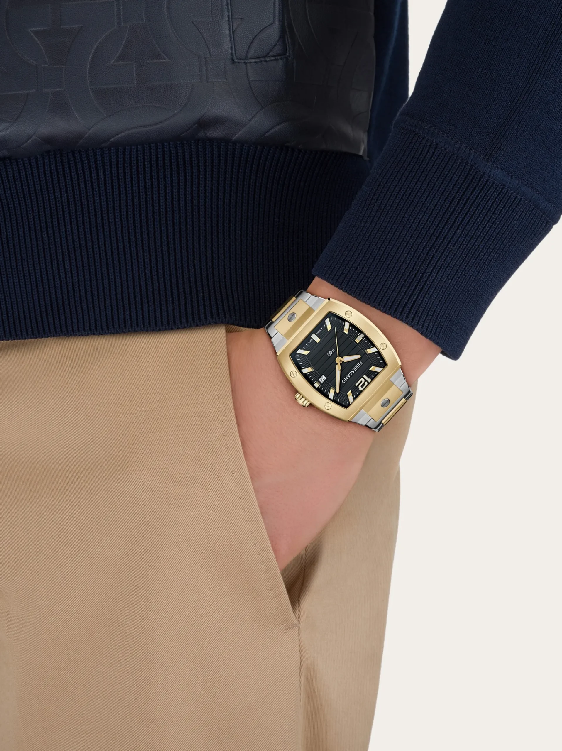 F80 Tonneau 3H Watch - Men