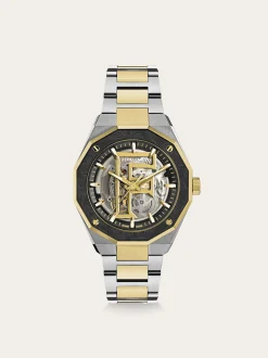 Ferragamo Edge Skeleton Watch - Men