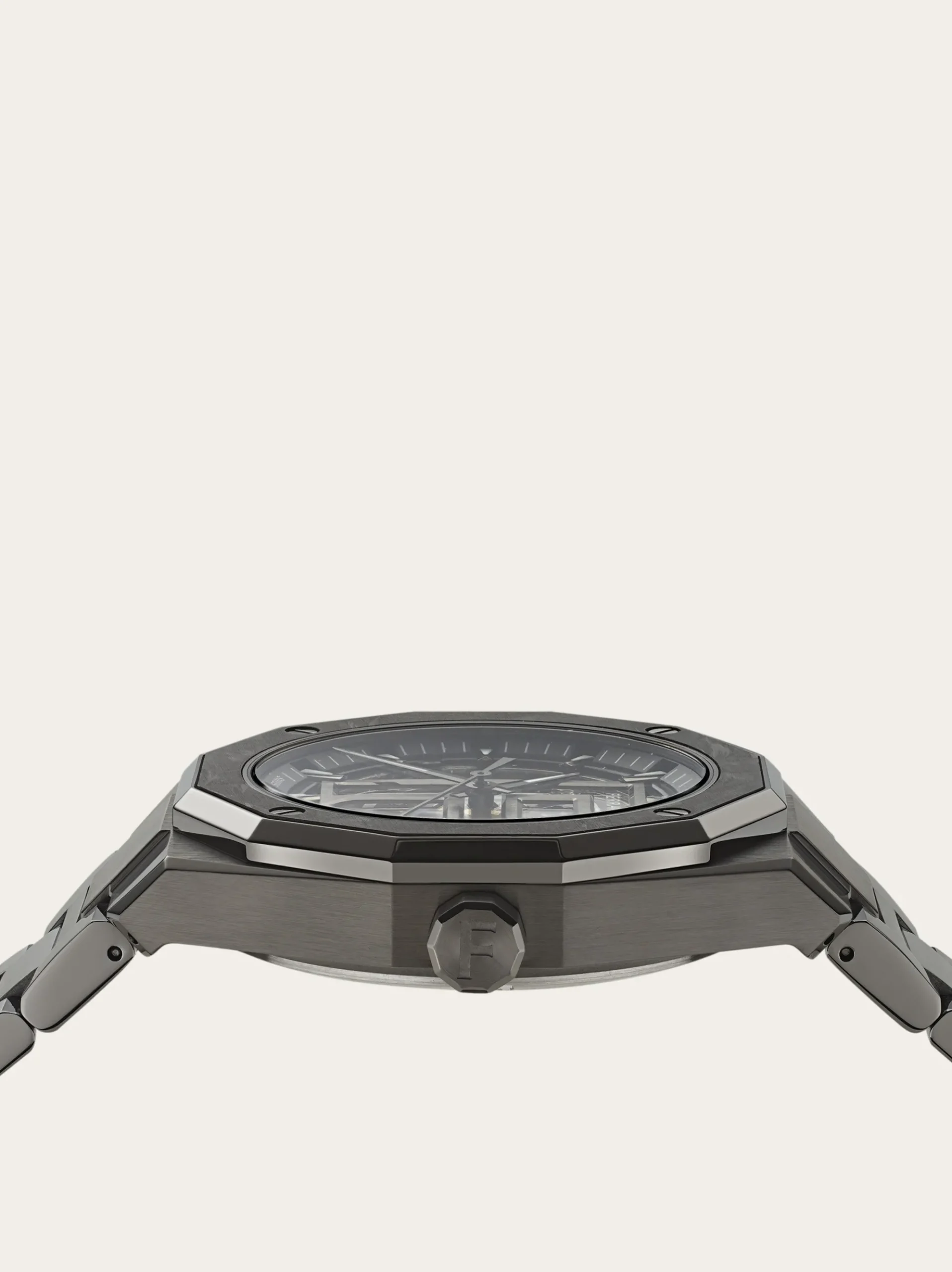 Ferragamo Edge Skeleton Watch - Men
