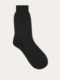 Ferragamo Monogram ankle socks - Men