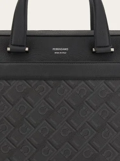 Ferragamo Monogram briefcase - Men