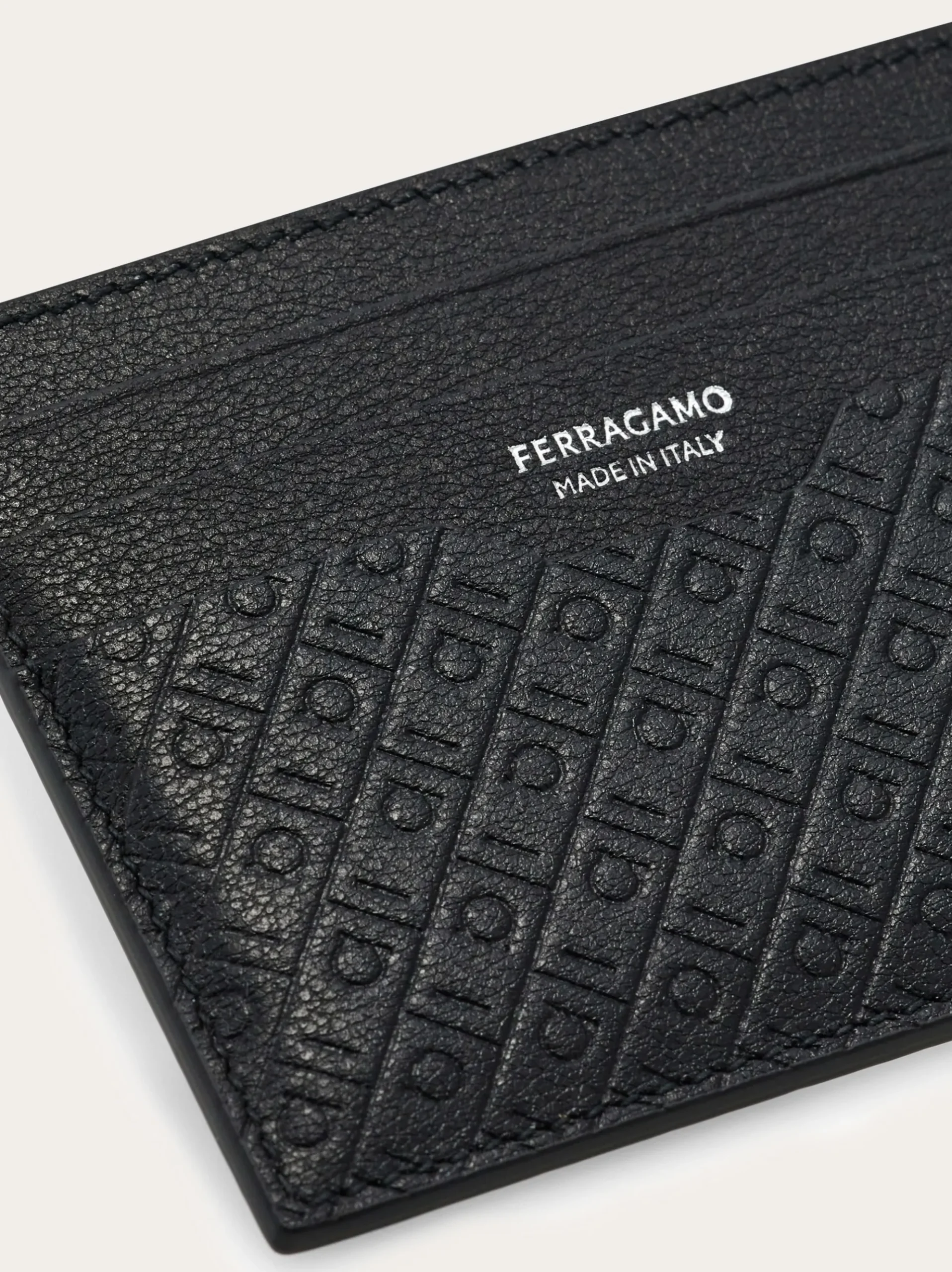 Ferragamo Monogram credit card holder - Men