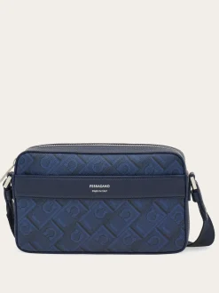 Ferragamo Monogram crossbody bag - Men