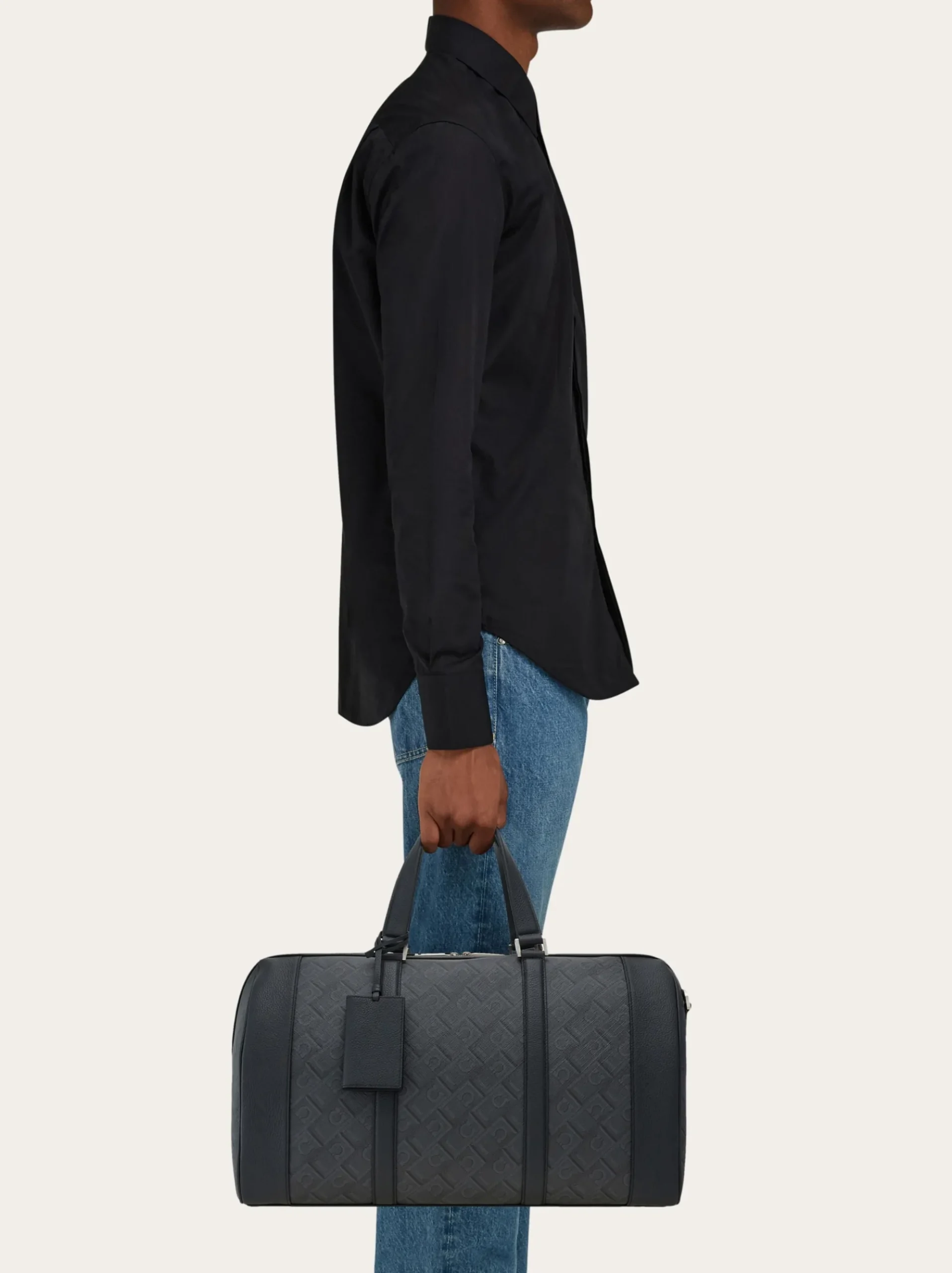 Ferragamo Monogram duffle bag bicolor - Men