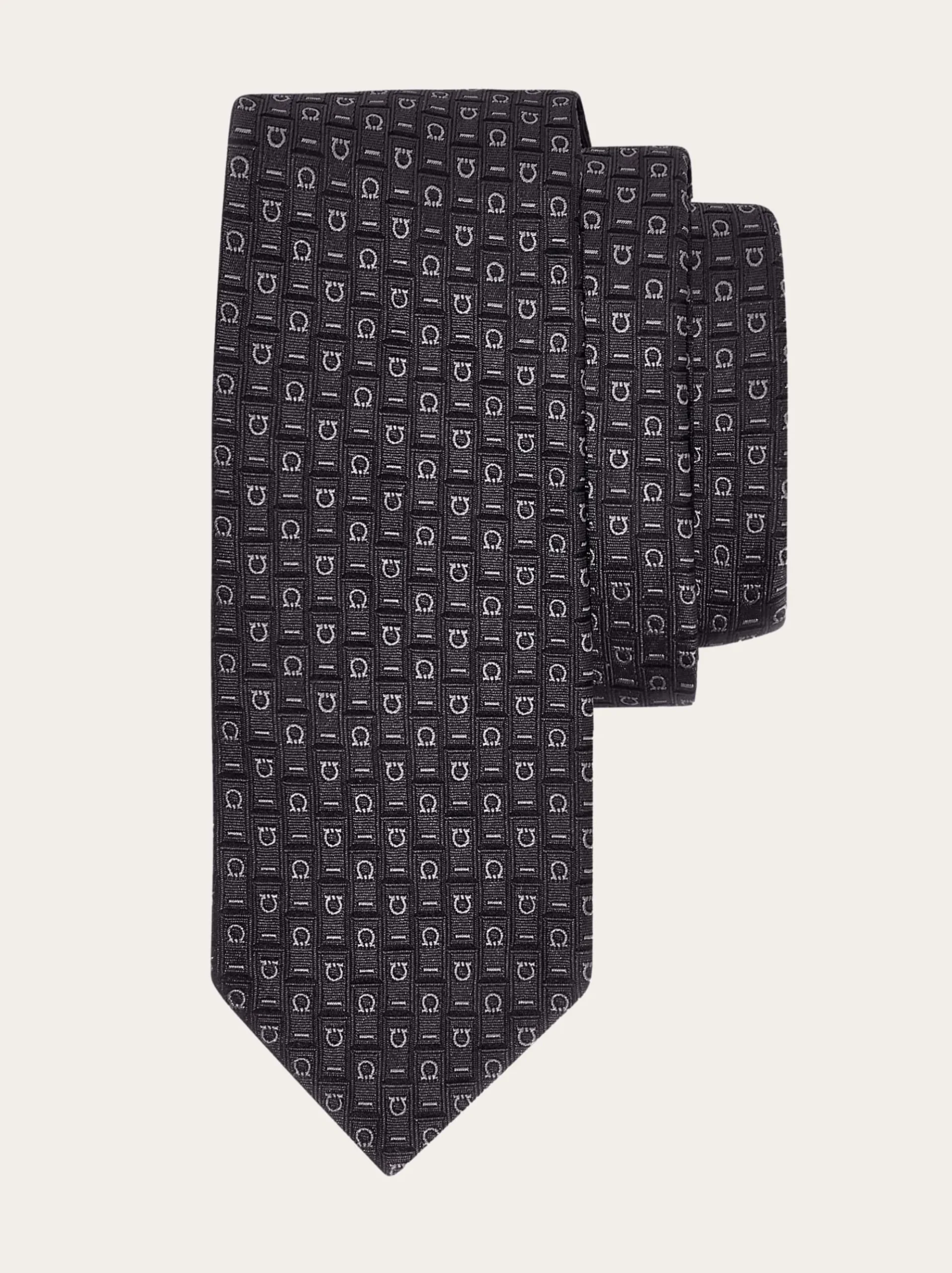 Ferragamo Monogram jacquard tie - Men