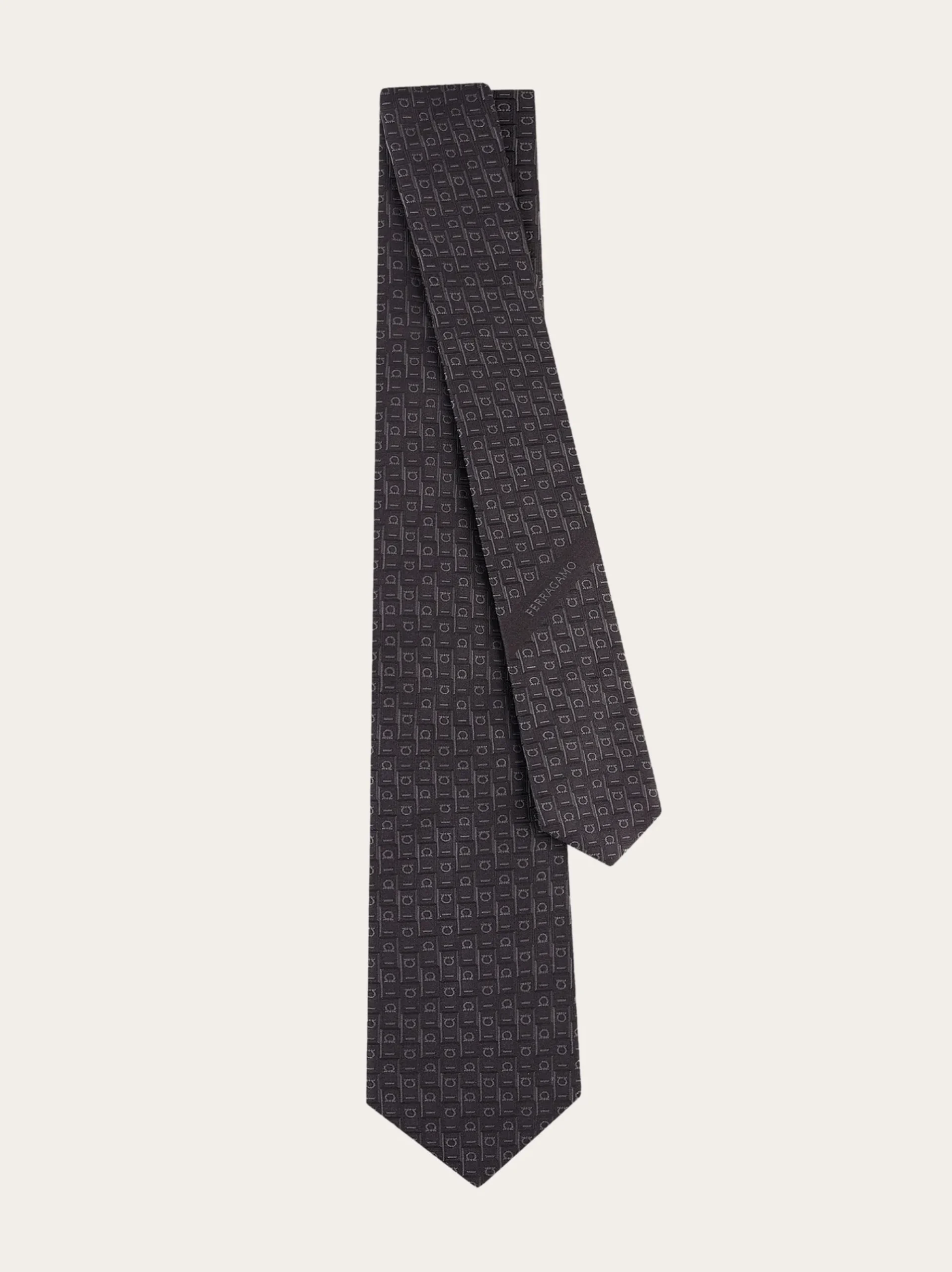 Ferragamo Monogram jacquard tie - Men