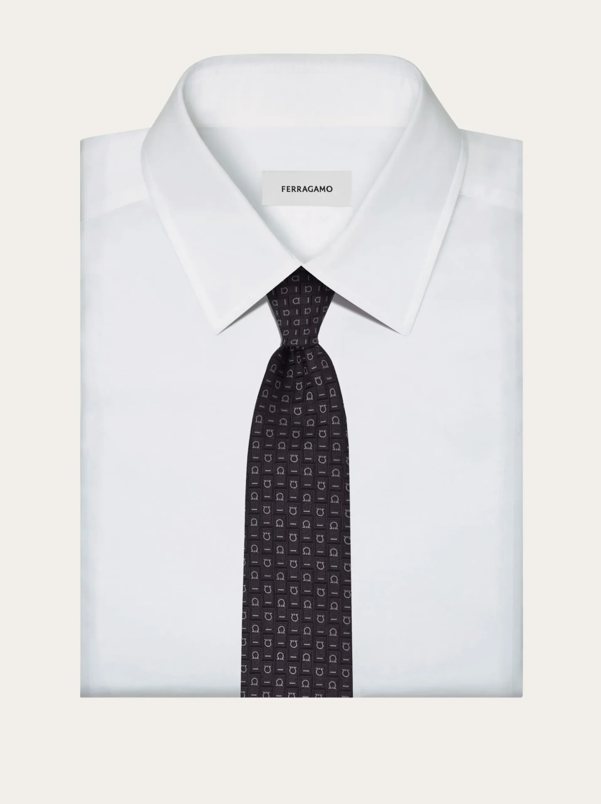 Ferragamo Monogram jacquard tie - Men