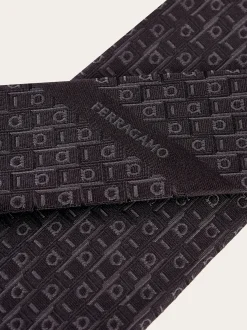 Ferragamo Monogram jacquard tie - Men