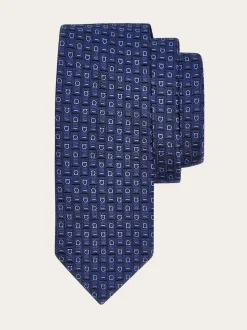 Ferragamo Monogram jacquard tie - Men