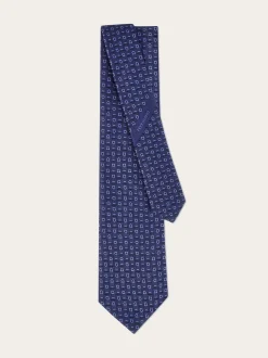 Ferragamo Monogram jacquard tie - Men