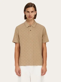 Ferragamo Monogram polo shirt - Men