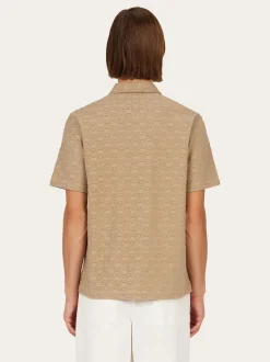 Ferragamo Monogram polo shirt - Men