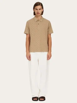 Ferragamo Monogram polo shirt - Men