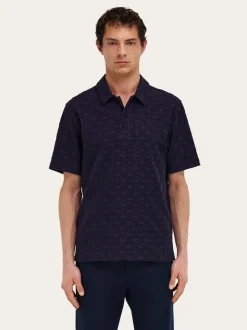 Ferragamo Monogram polo shirt - Men