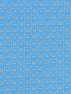 Ferragamo Monogram print silk tie - Men
