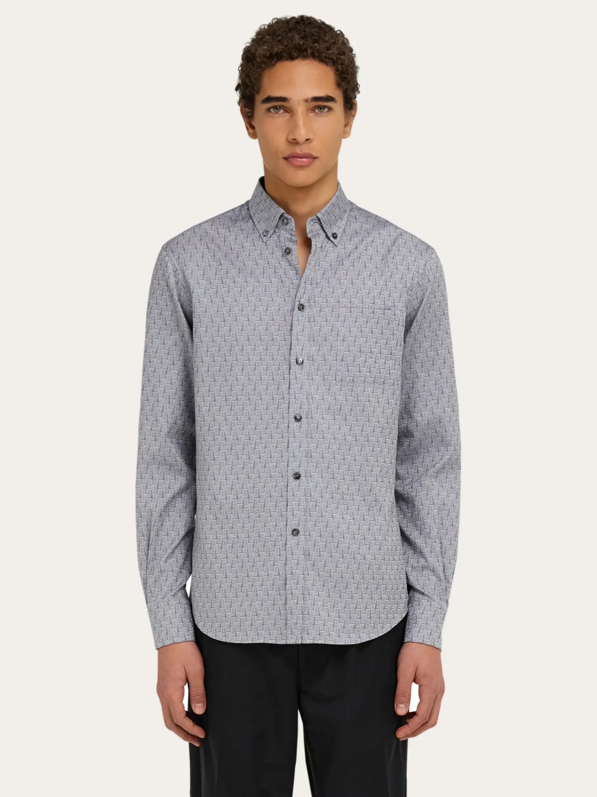 Ferragamo Monogram shirt - Men