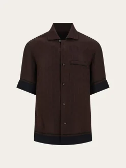 Ferragamo Monogram short sleeve shirt - Men