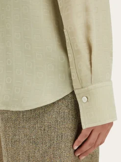 Ferragamo Monogram silk shirt - Women