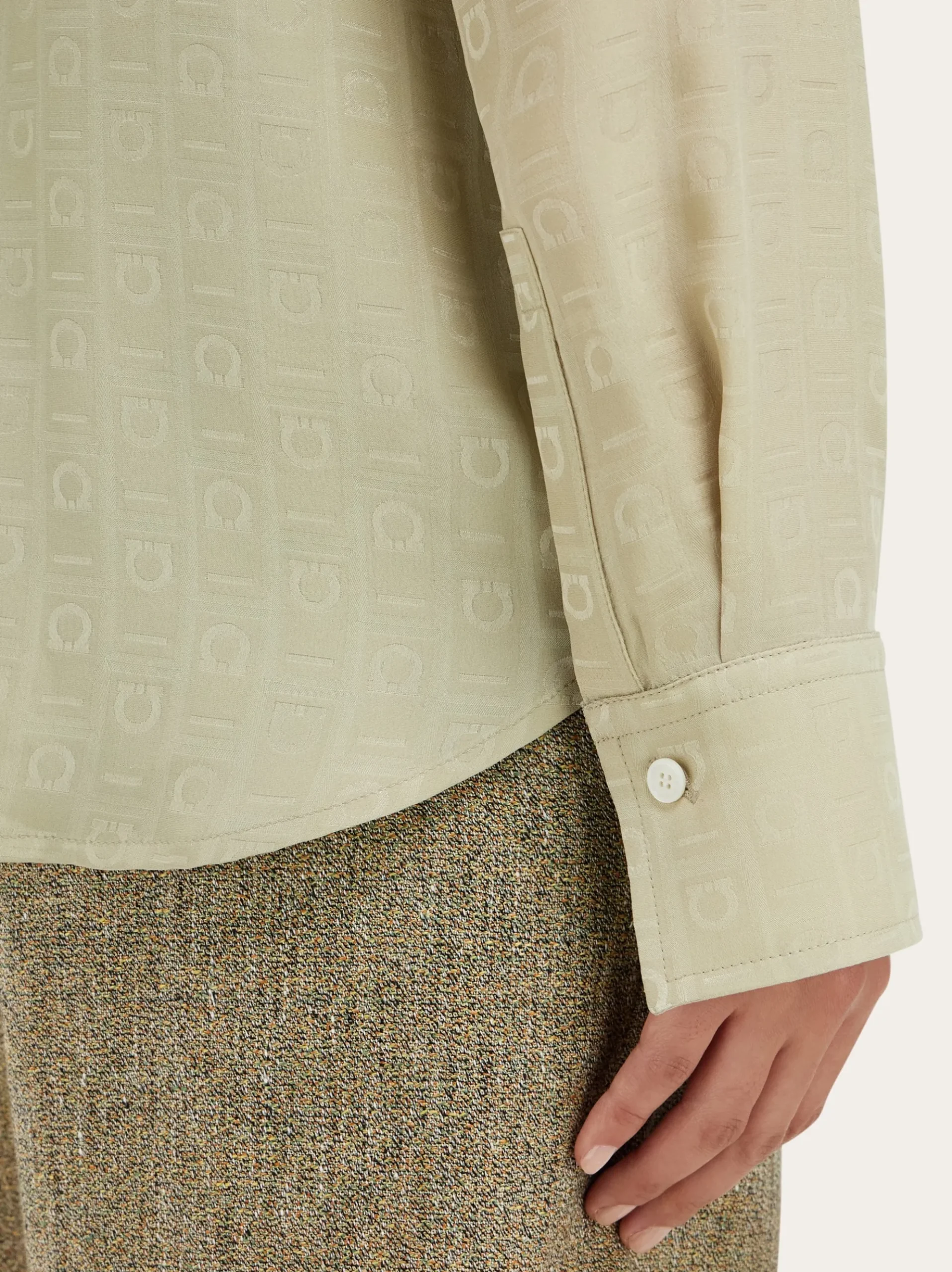 Ferragamo Monogram silk shirt - Women