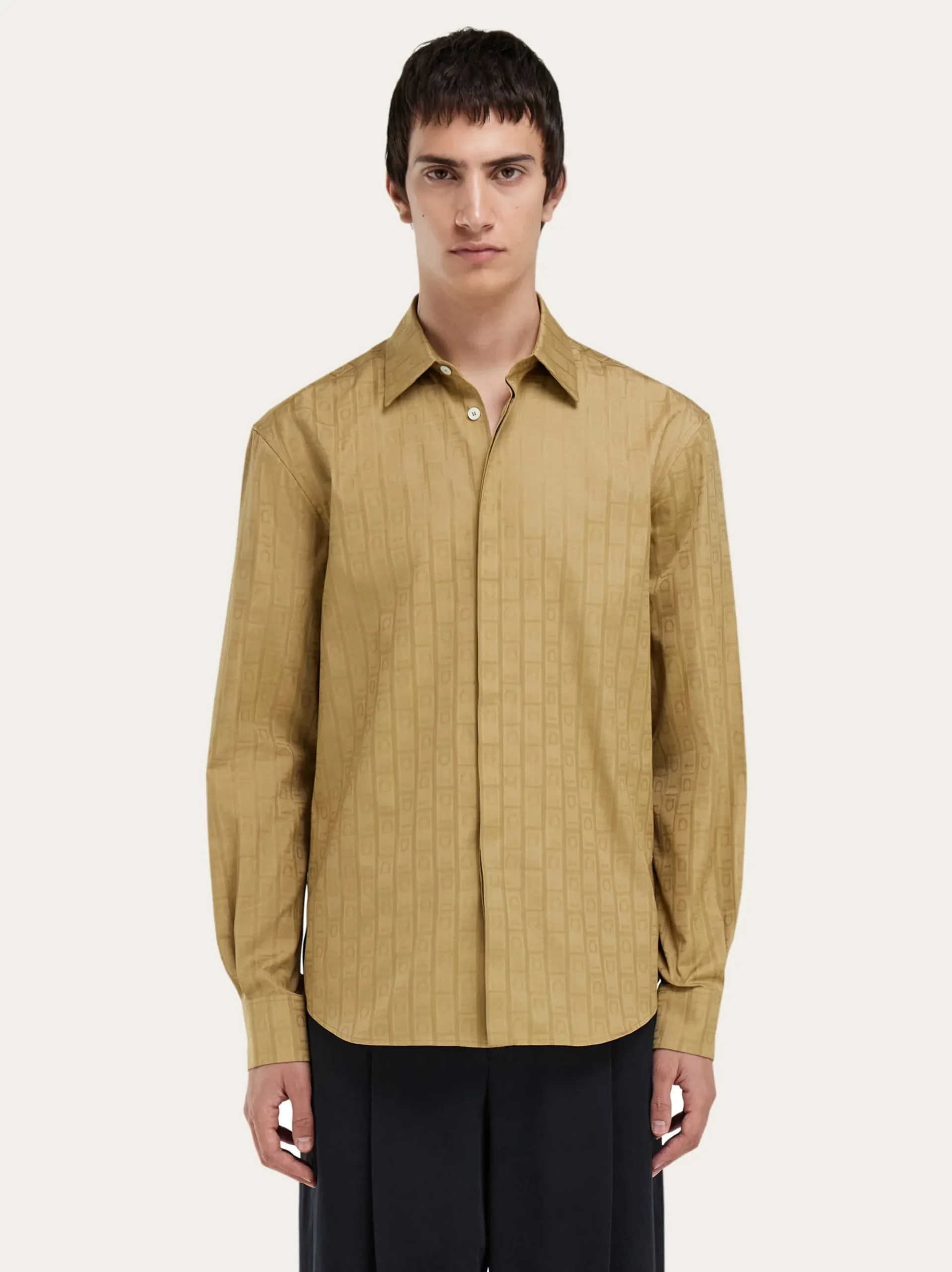 Ferragamo Monogram sport shirt - Men