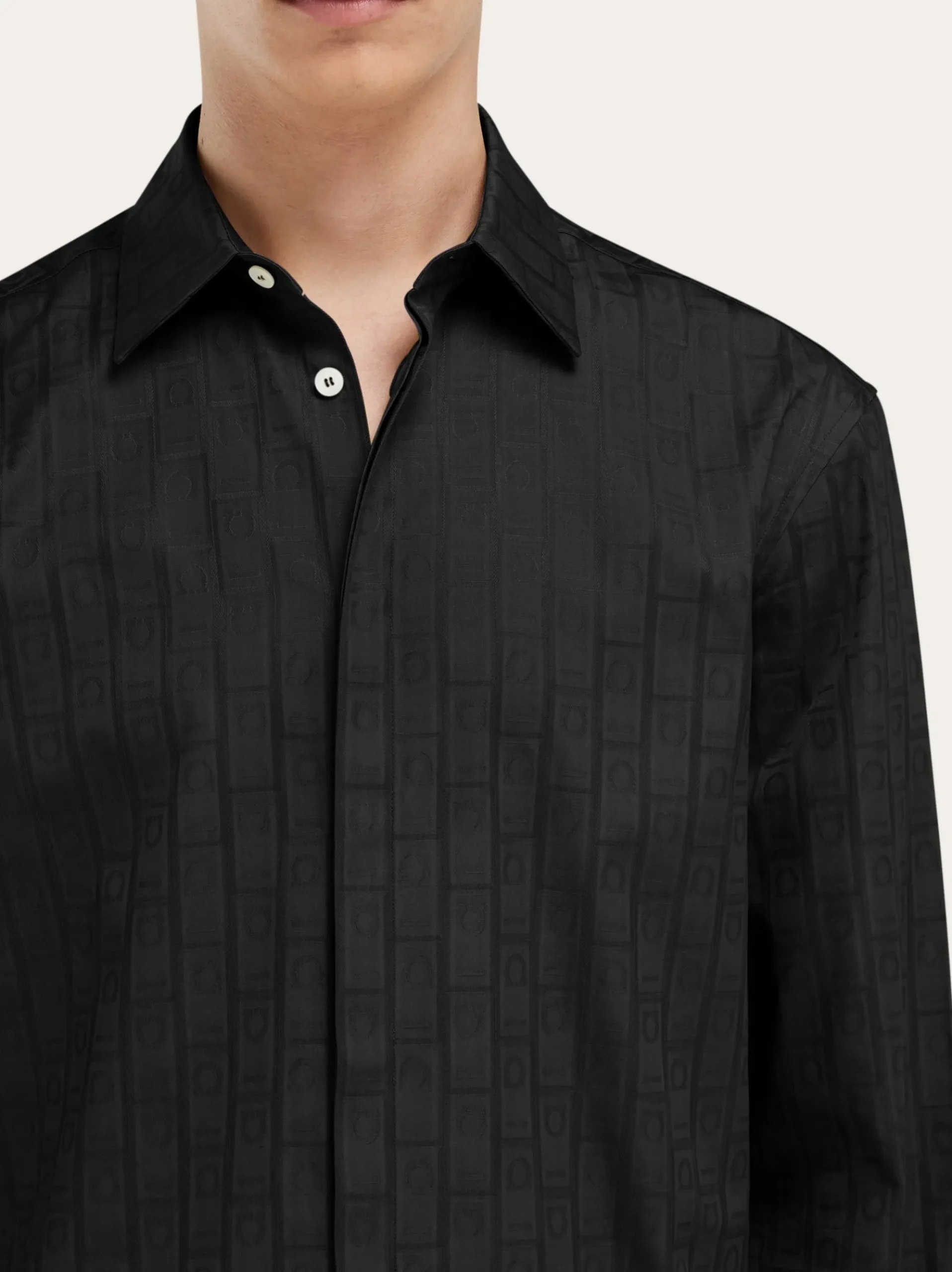 Ferragamo Monogram sport shirt - Men
