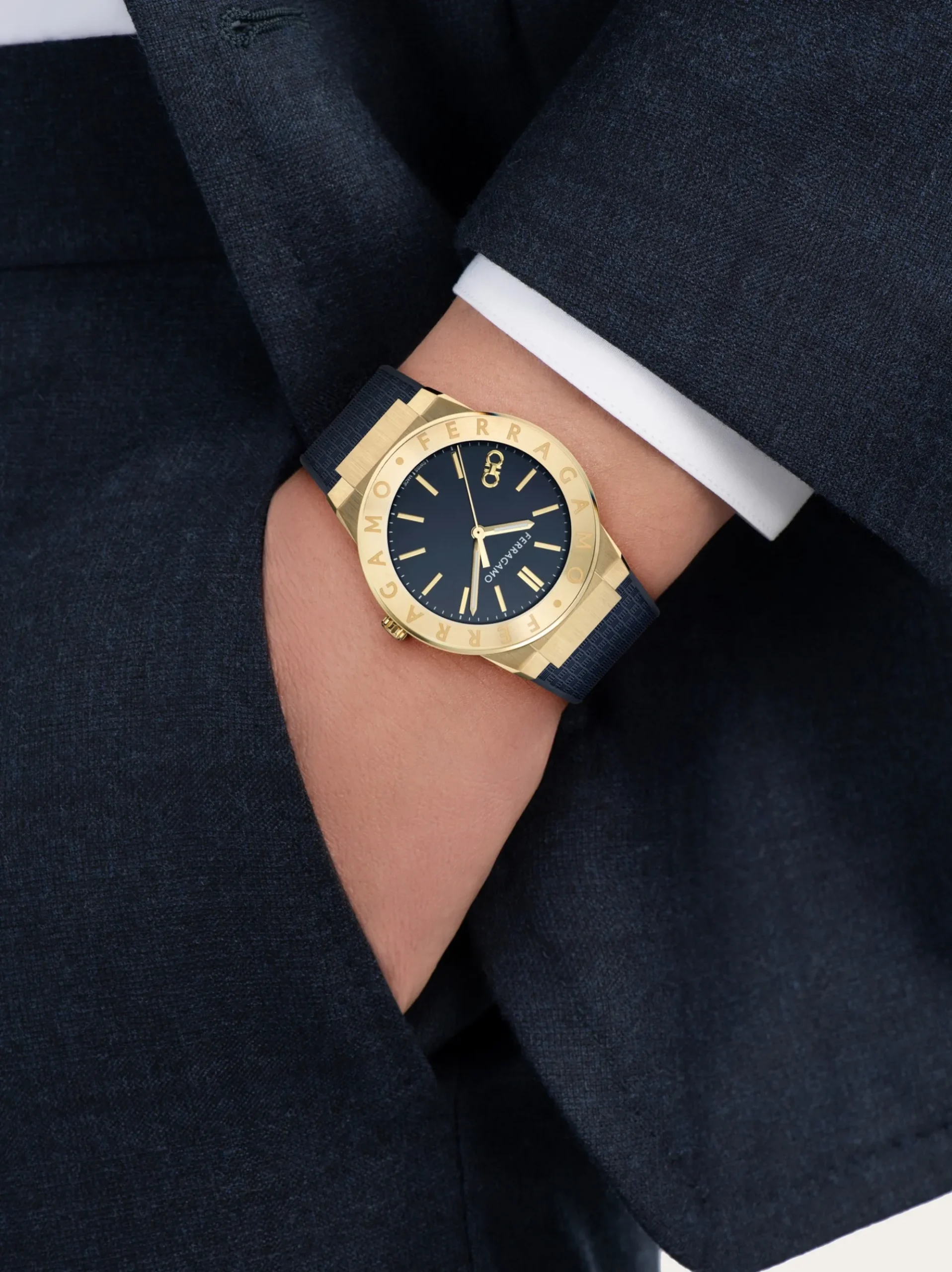 Ferragamo Sapphire Watch - Men