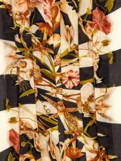 Floral bloom print shawl - Women
