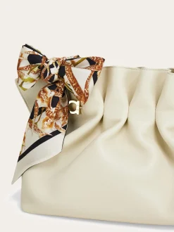 Floral bloom print silk mini bandeau - Women