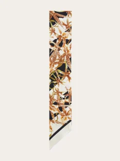 Floral bloom print silk mini bandeau - Women