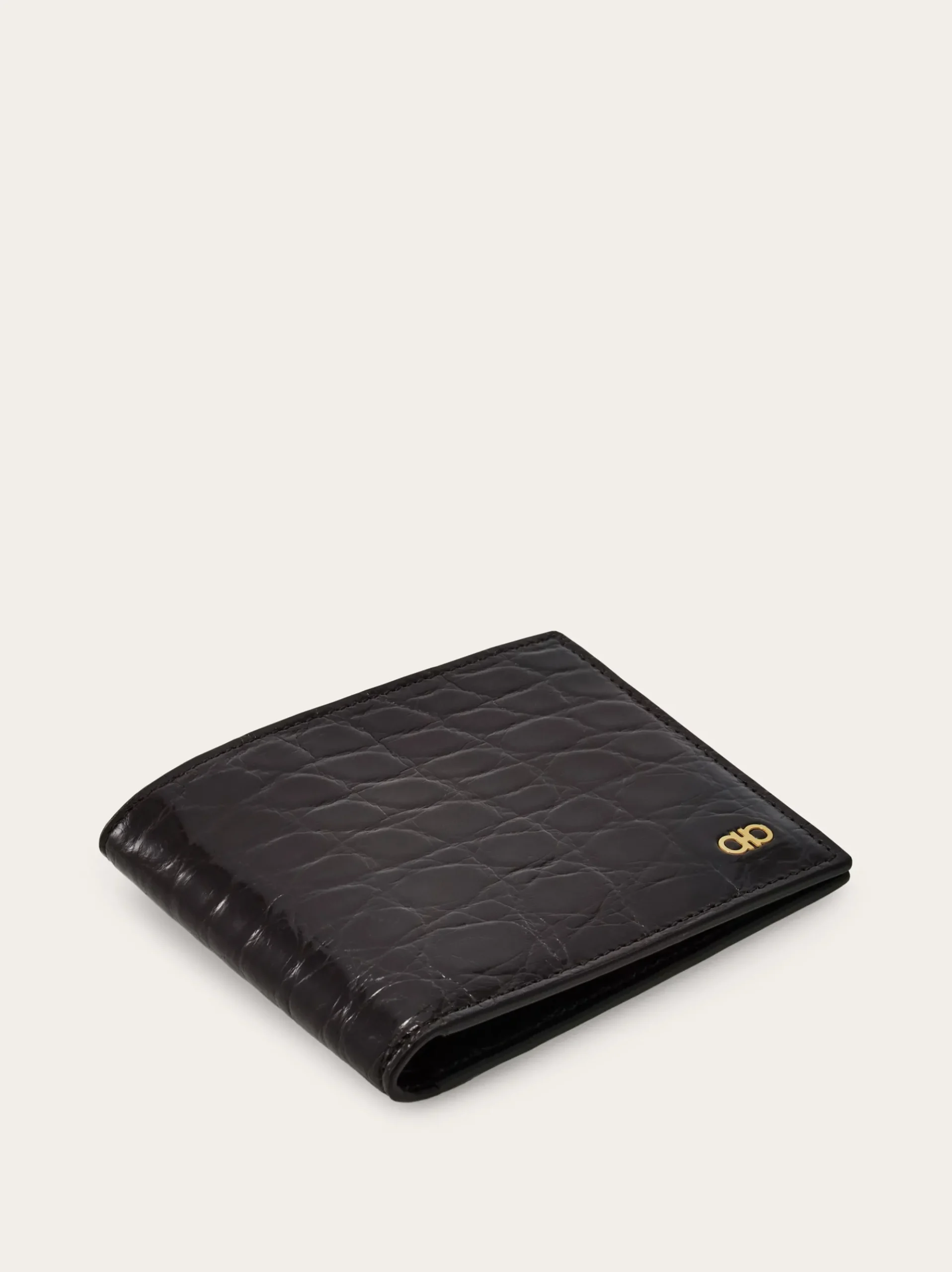 Gancini alligator wallet - Men