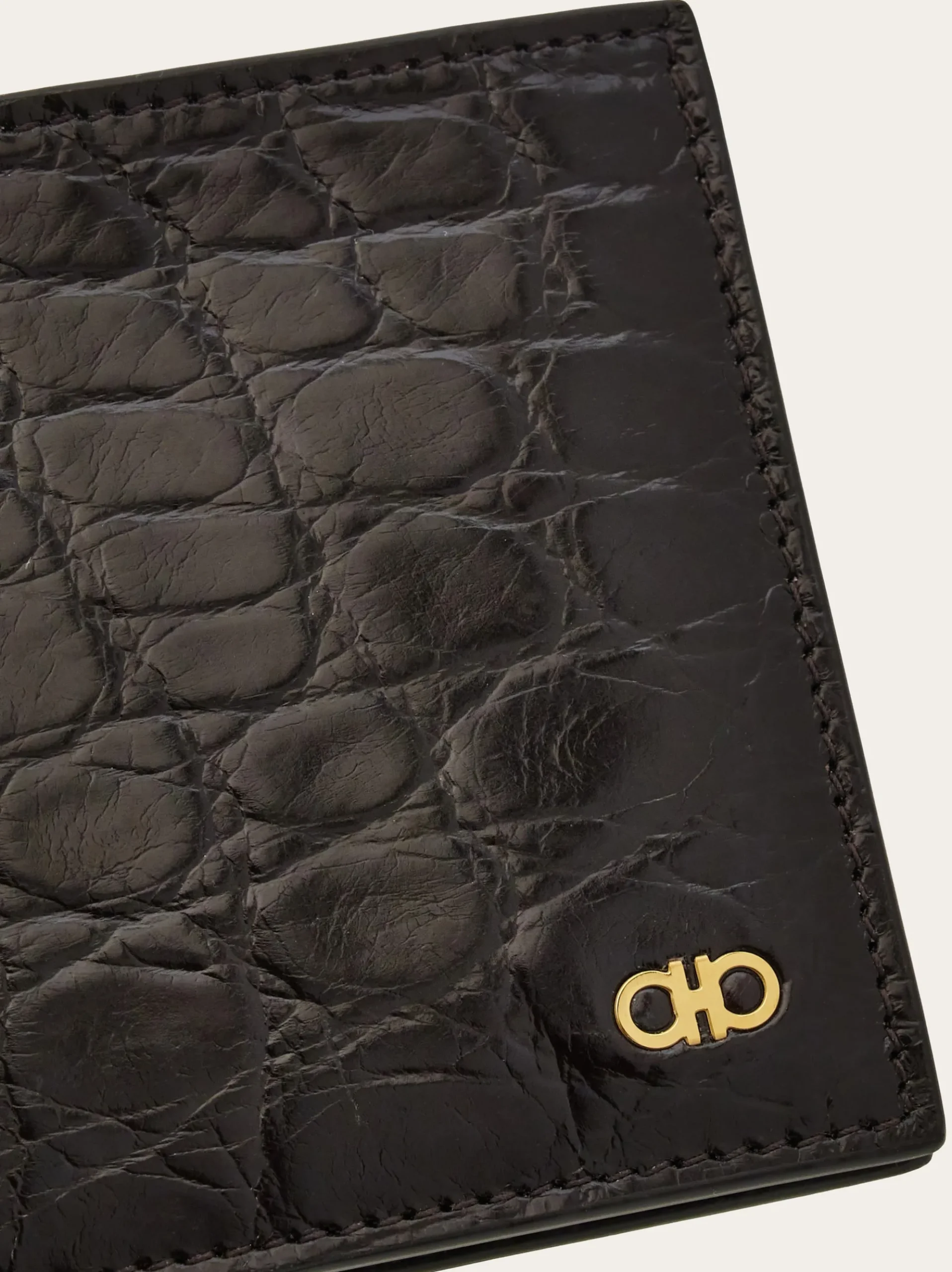 Gancini alligator wallet - Men