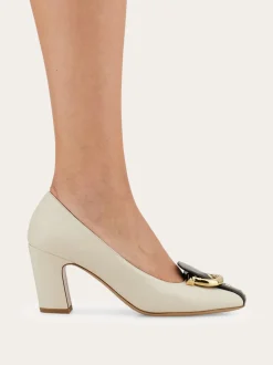 Gancini block heel pump - Women