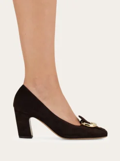 Gancini block heel pump - Women