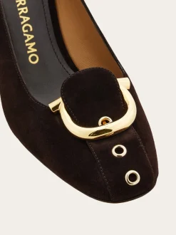 Gancini block heel pump - Women