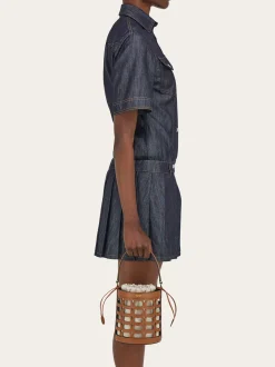 Gancini bucket bag (XS) - Women