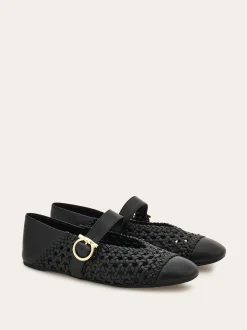 Gancini buckle ballet flat - Women