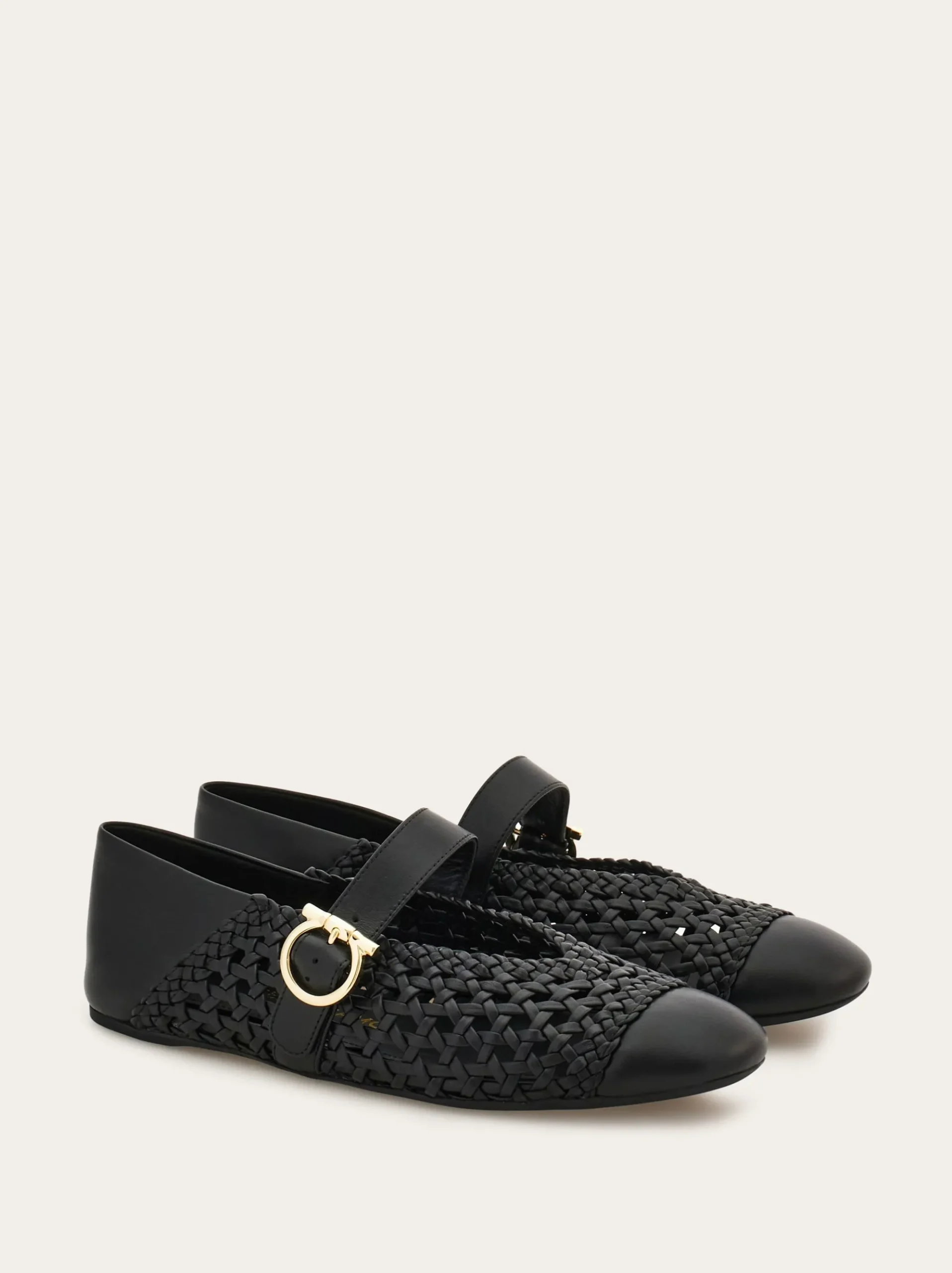 Gancini buckle ballet flat - Women