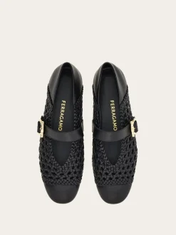 Gancini buckle ballet flat - Women