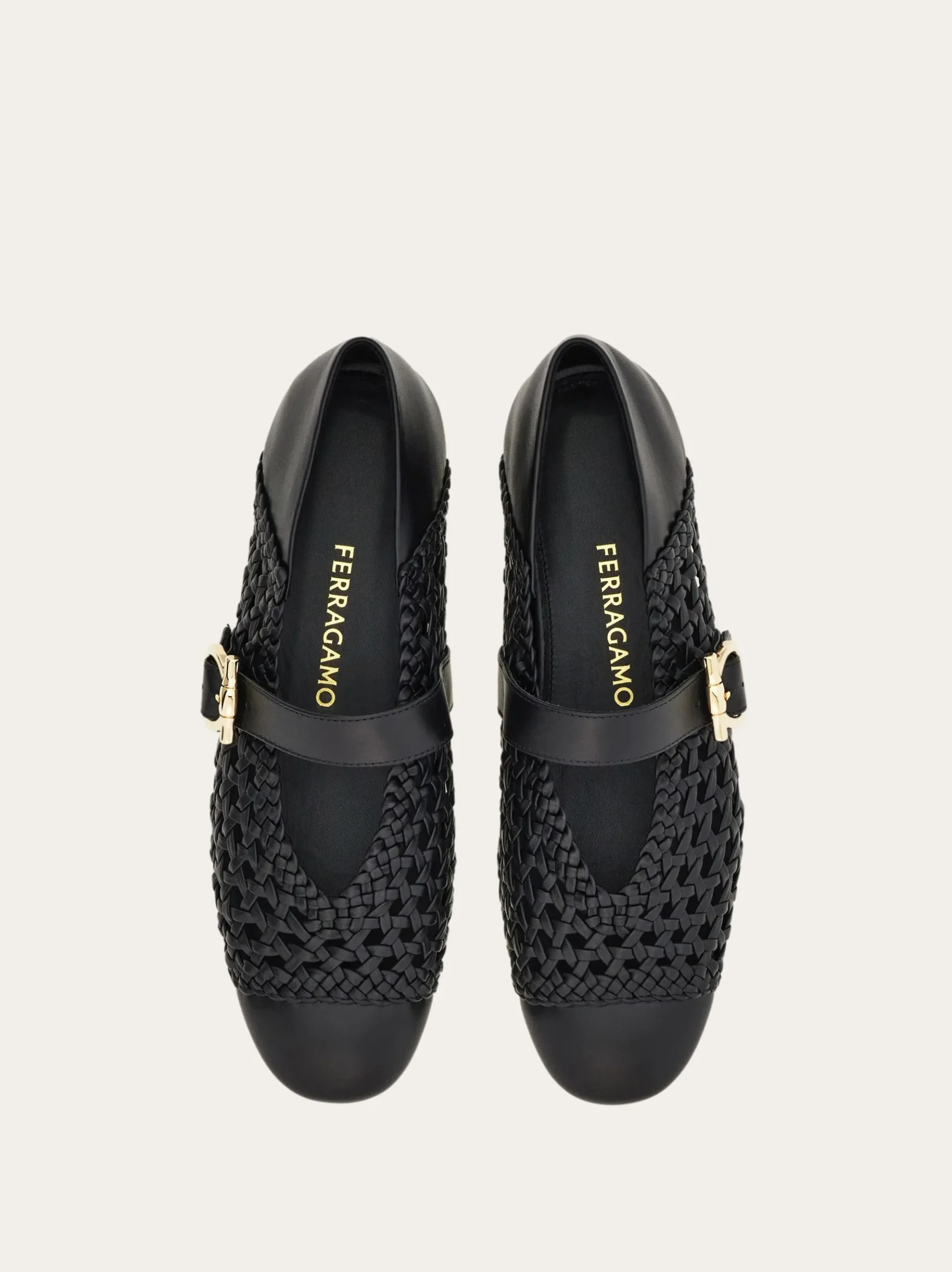 Gancini buckle ballet flat - Women