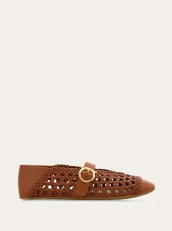 Gancini buckle ballet flat - Women