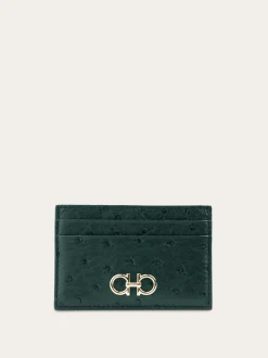 Gancini card holder - Women