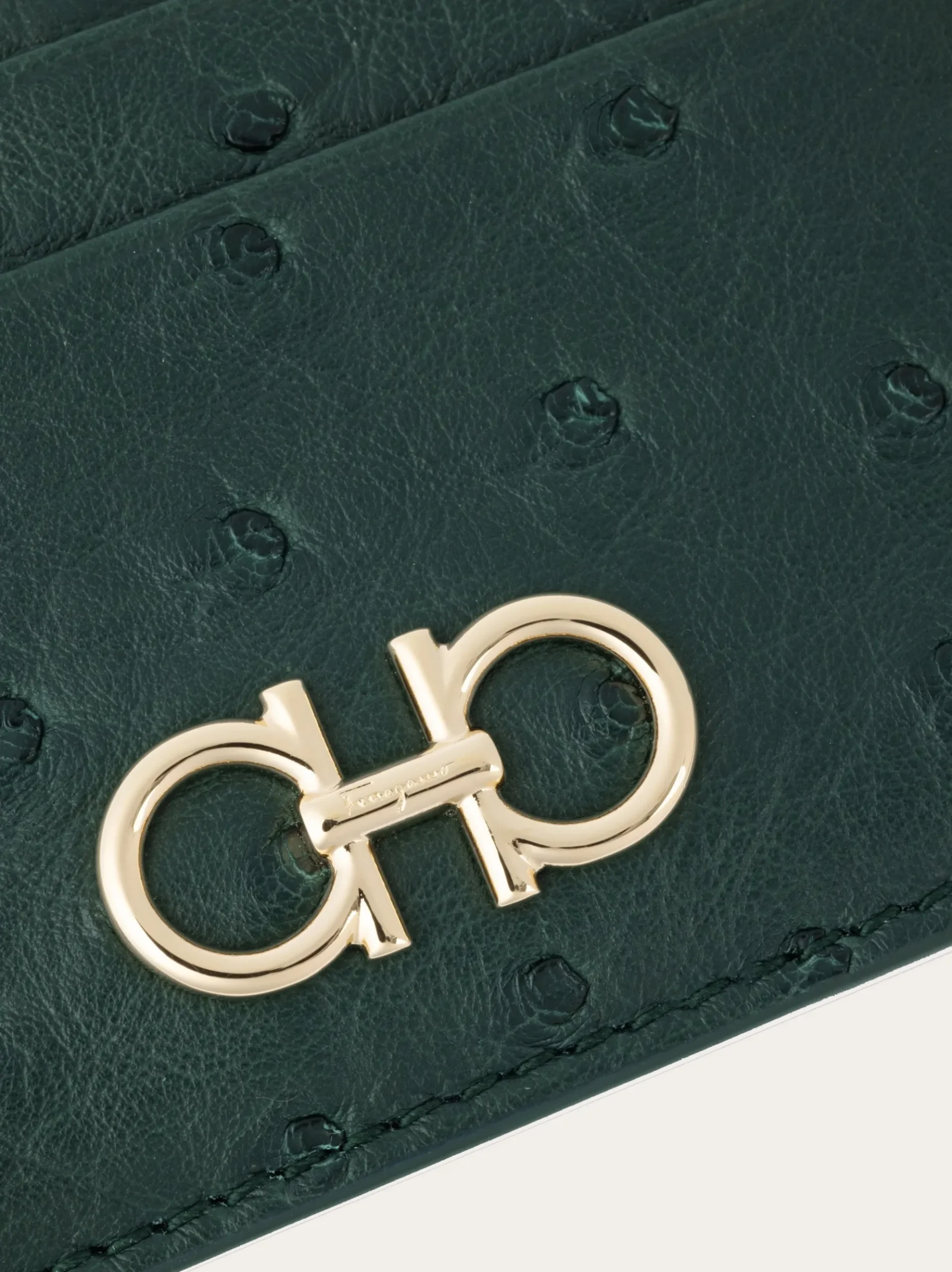 Gancini card holder - Women