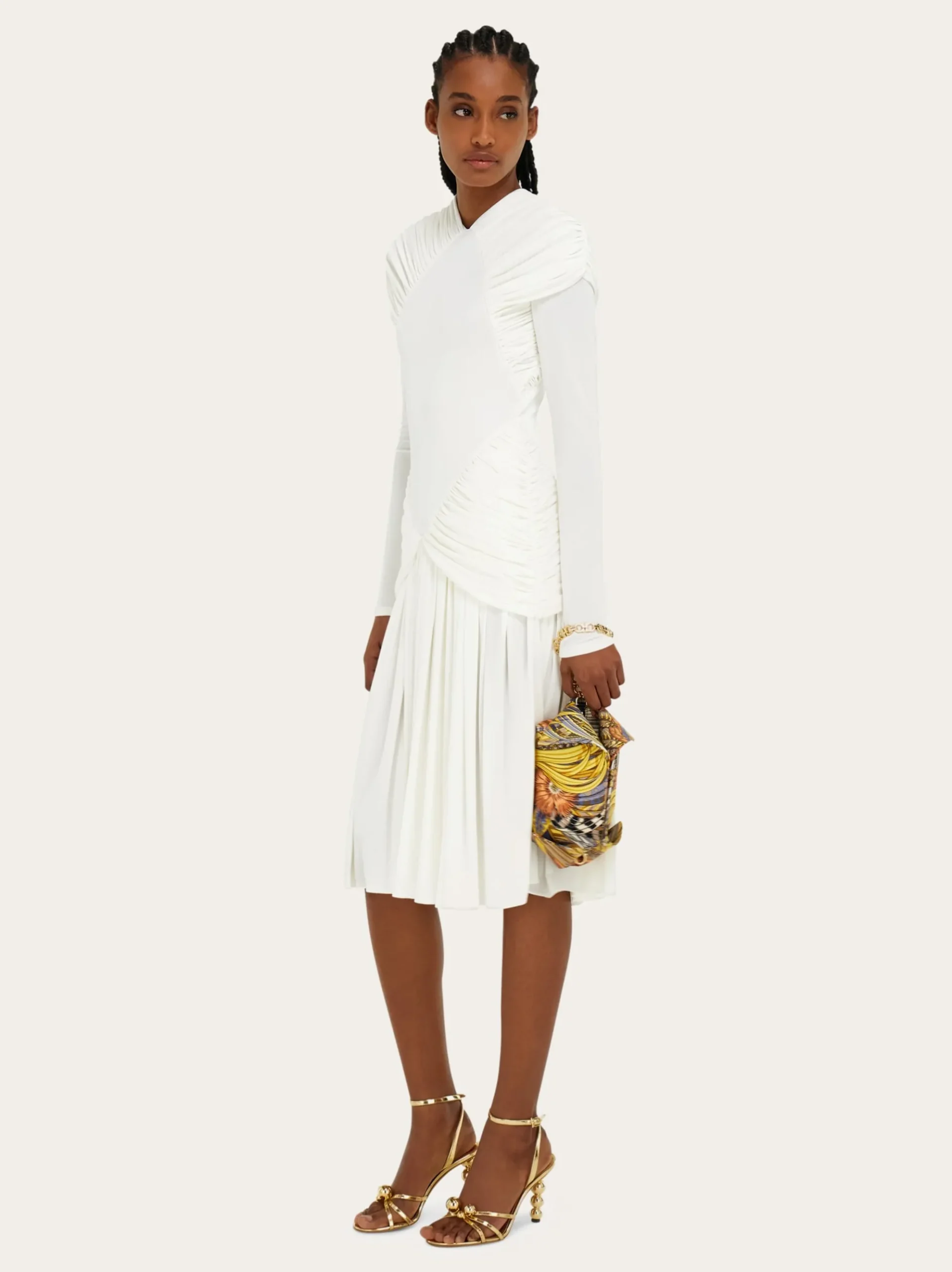 Gancini chain folded clutch - Women