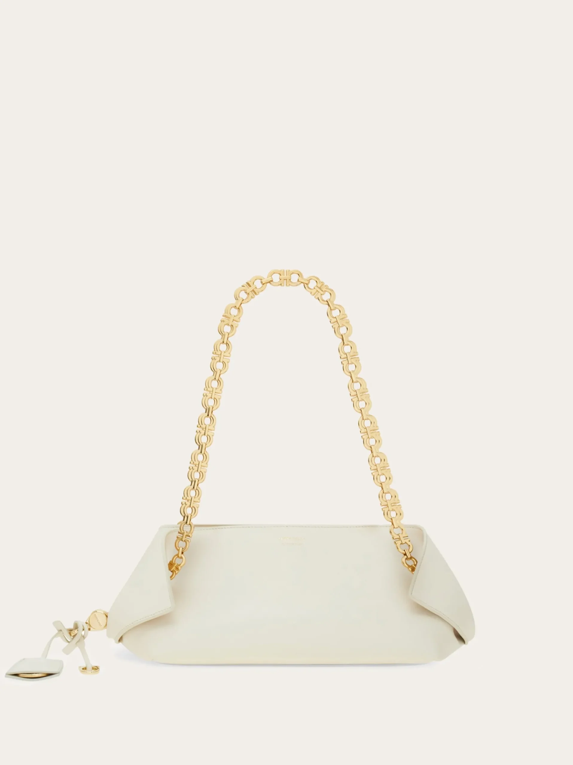 Gancini chain folded shoulder bag (S) - Women