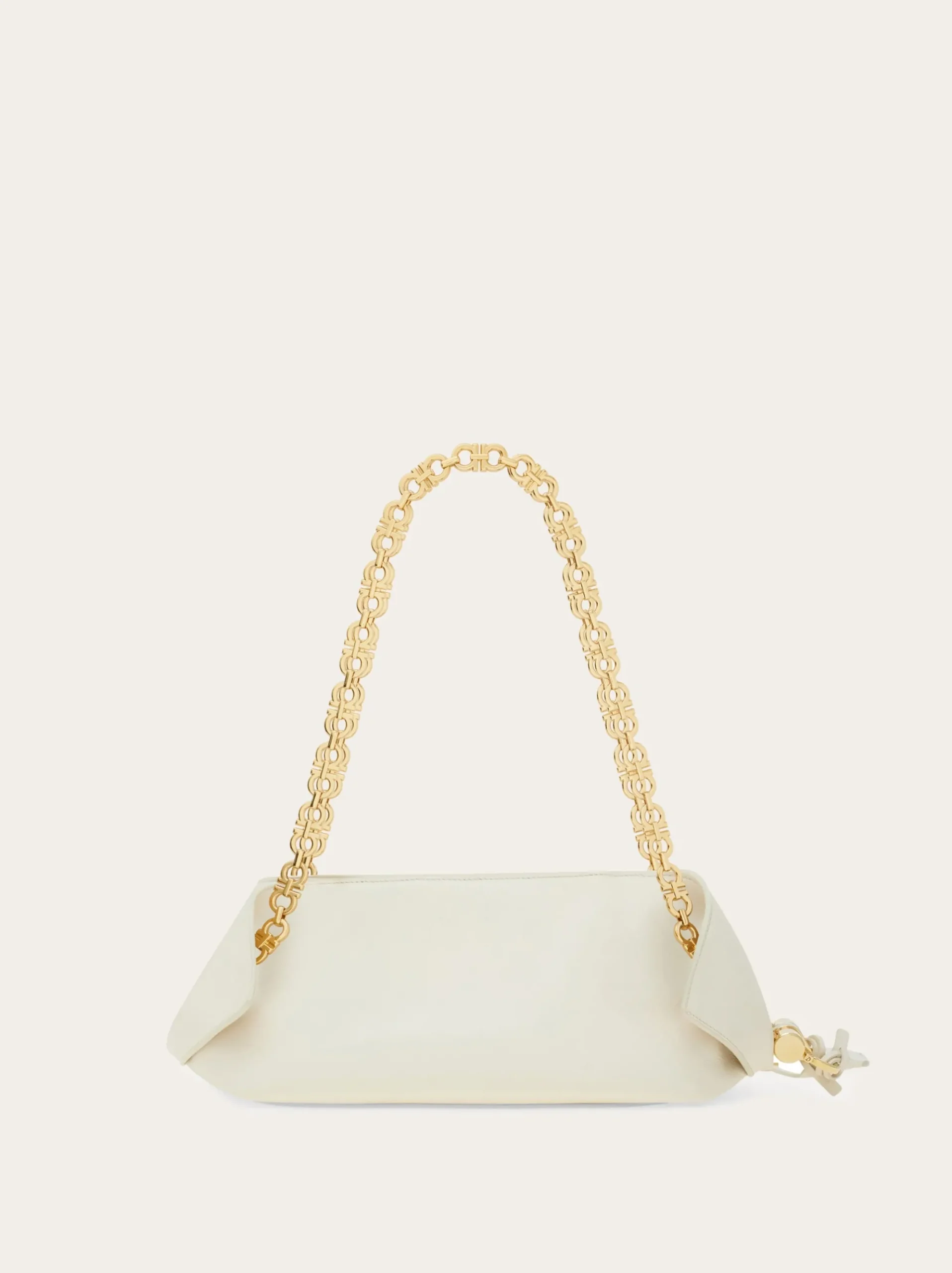 Gancini chain folded shoulder bag (S) - Women