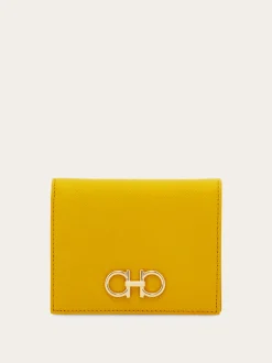 Gancini compact wallet - Women