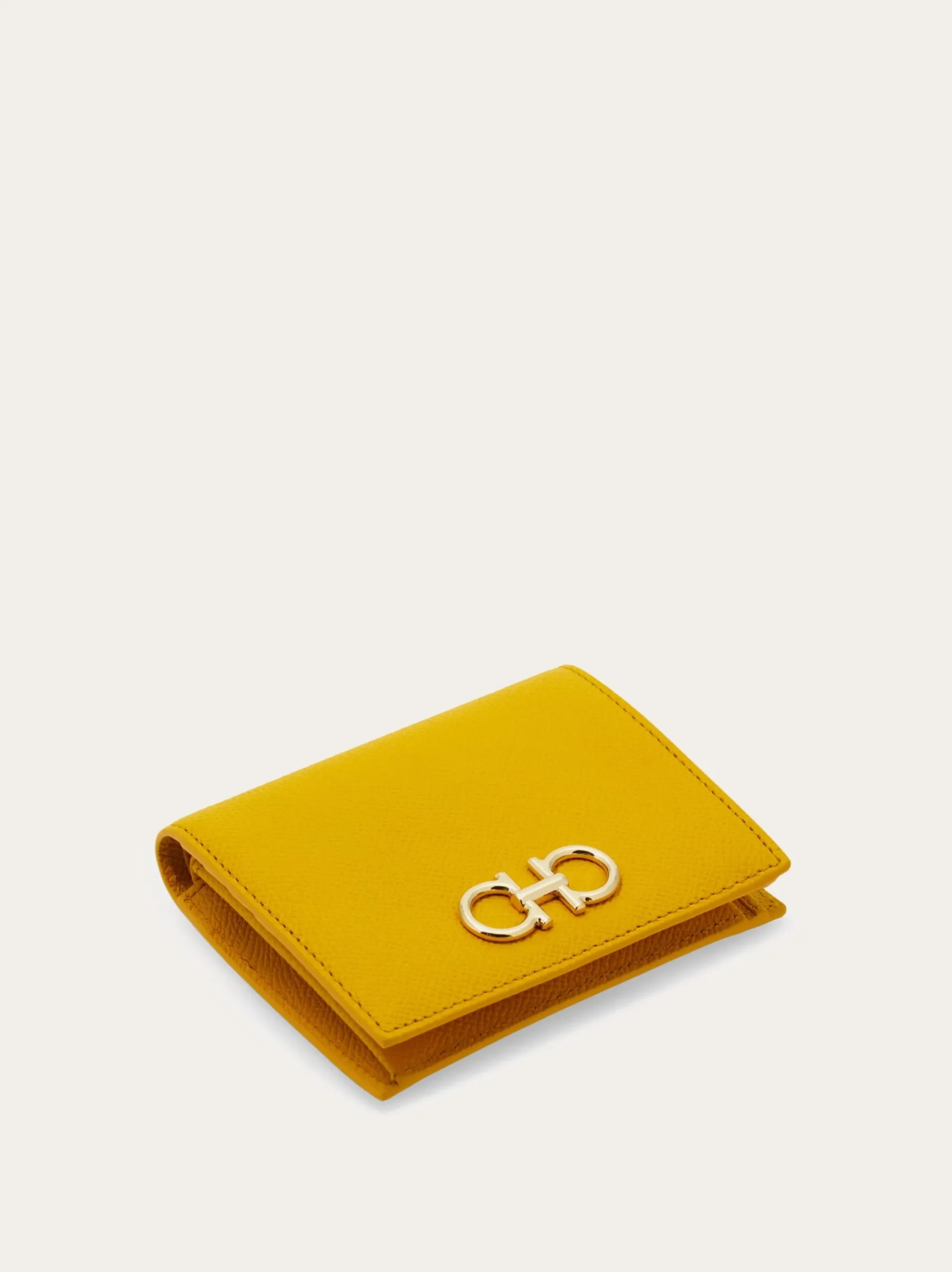 Gancini compact wallet - Women
