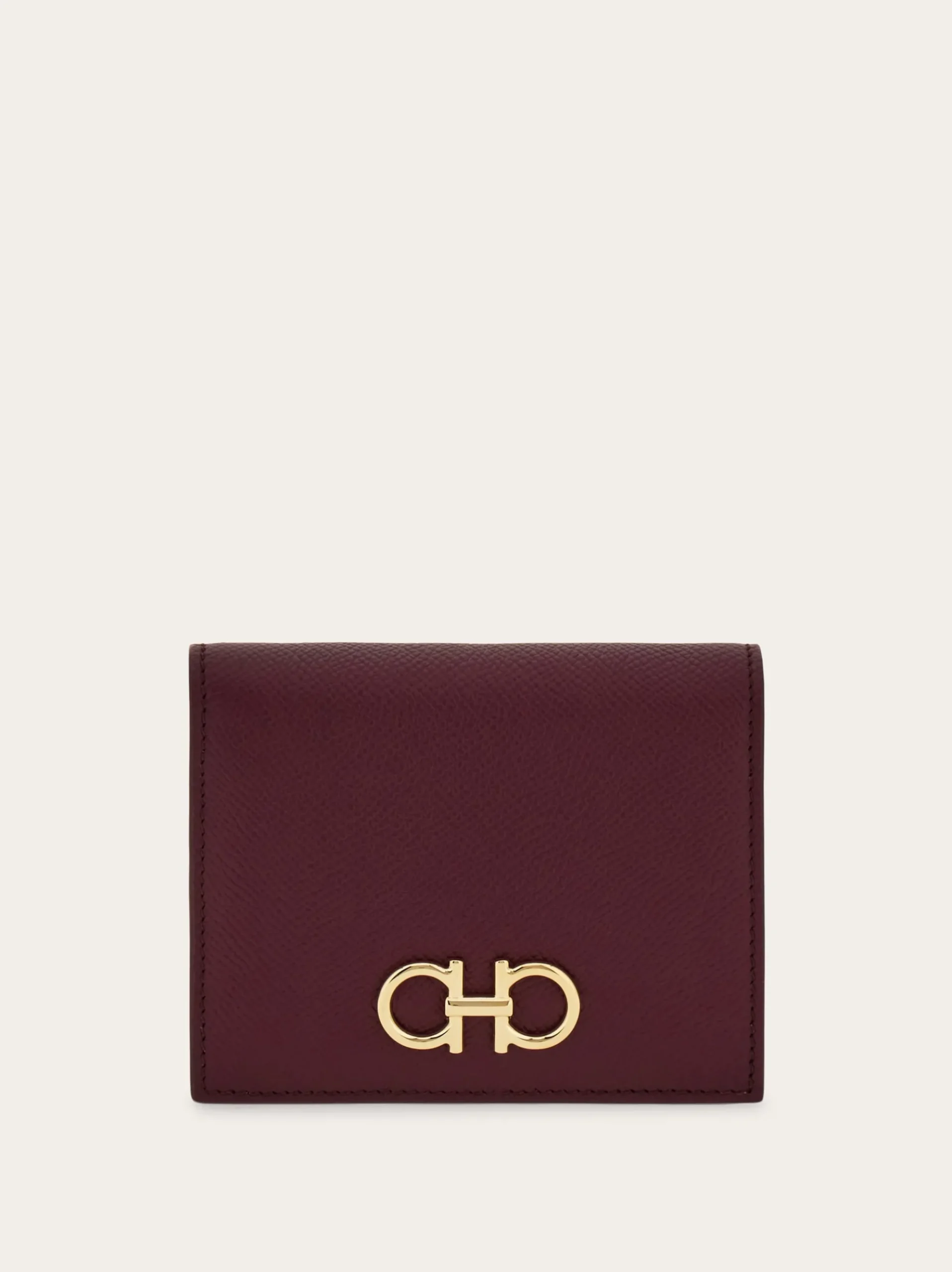 Gancini compact wallet - Women