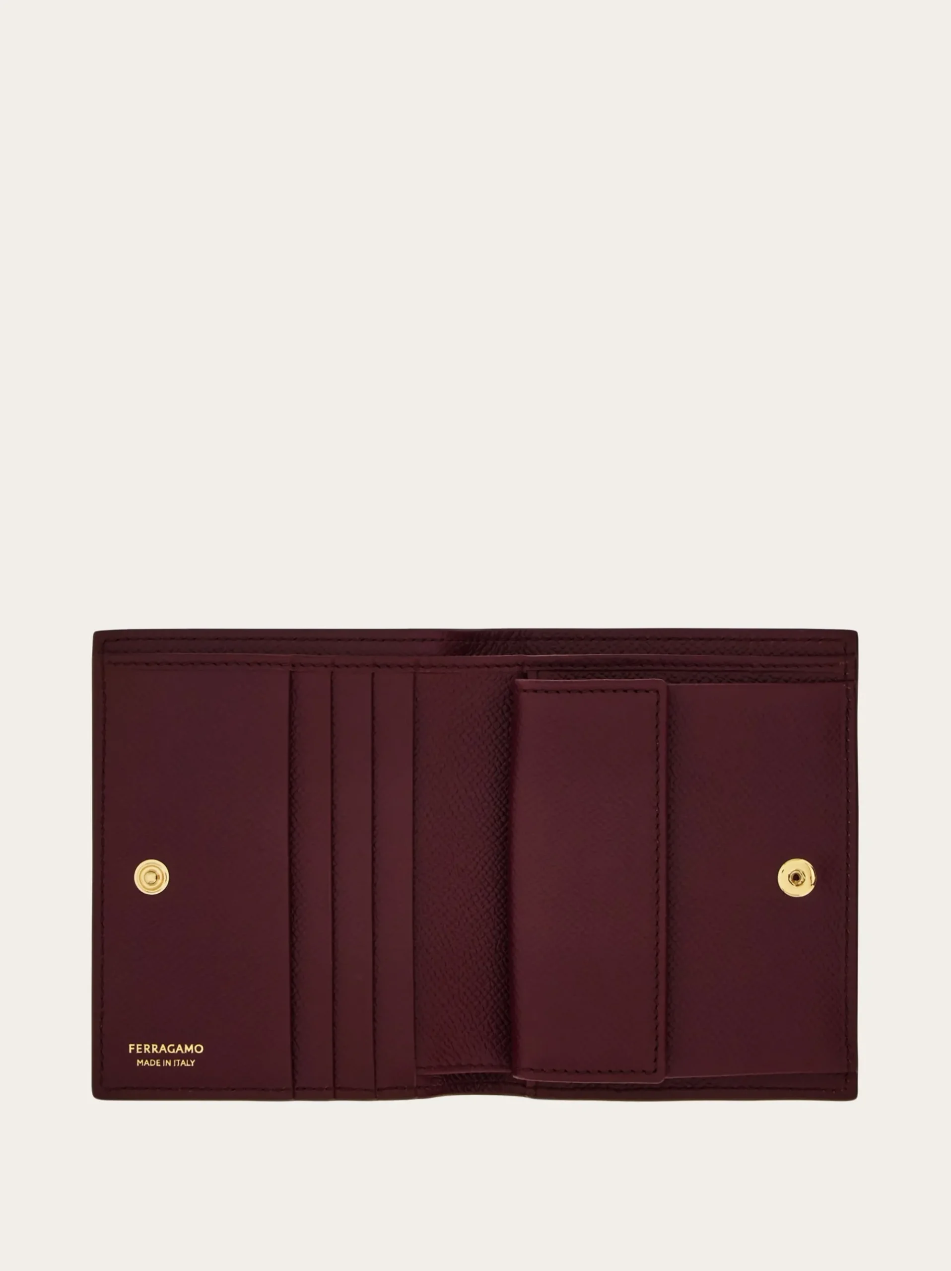 Gancini compact wallet - Women